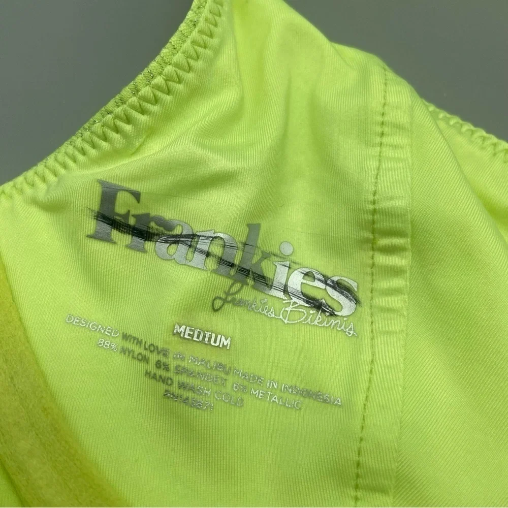 NWOT Frankie’s bikinis Sundance neon underwire bikini top 1702
